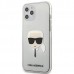 Apple iPhone 12 Pro Max KARL LAGERFELD  szilikon Hátlap - Átlátszó
